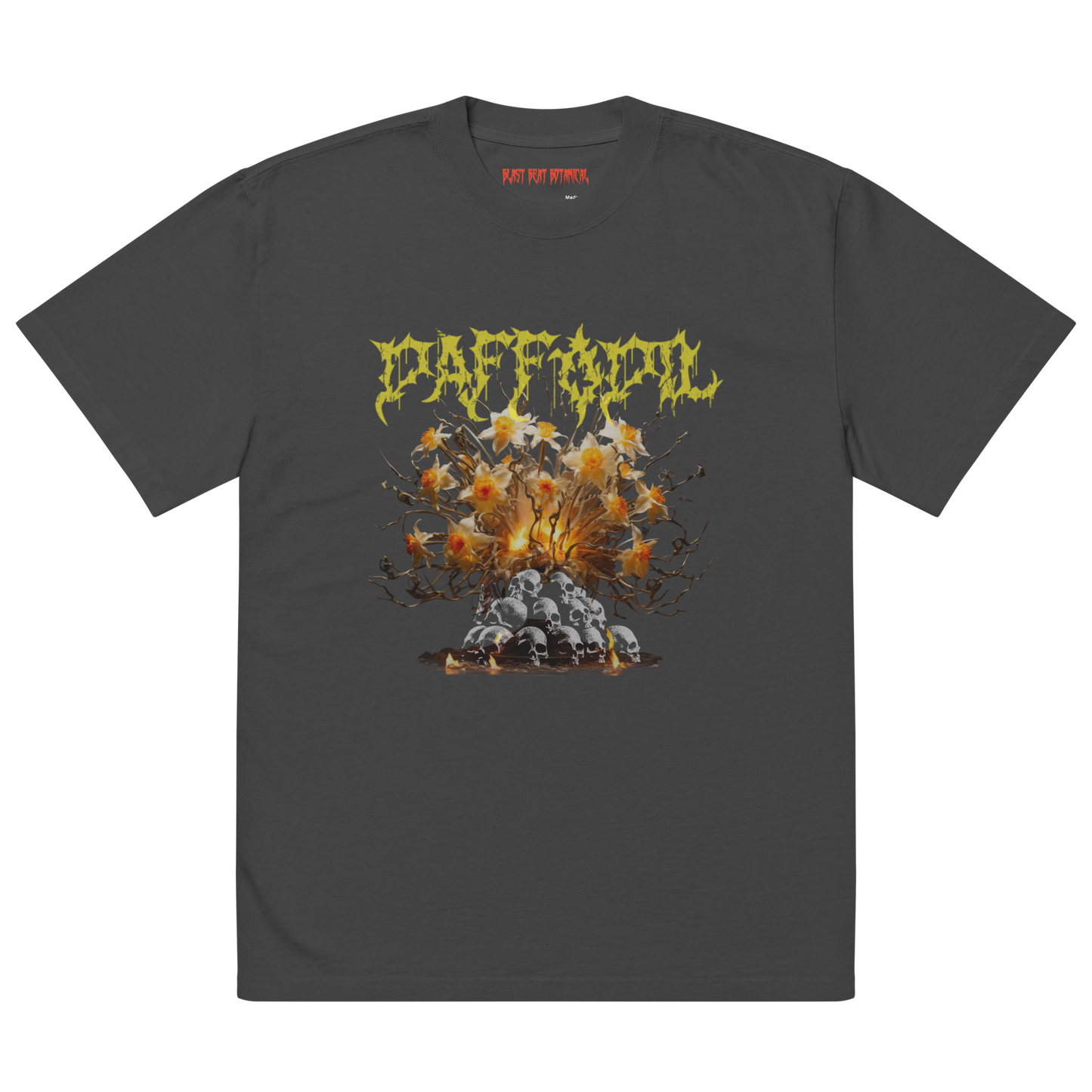 Crown of the Undead Garden - Oversized faded t-shirt